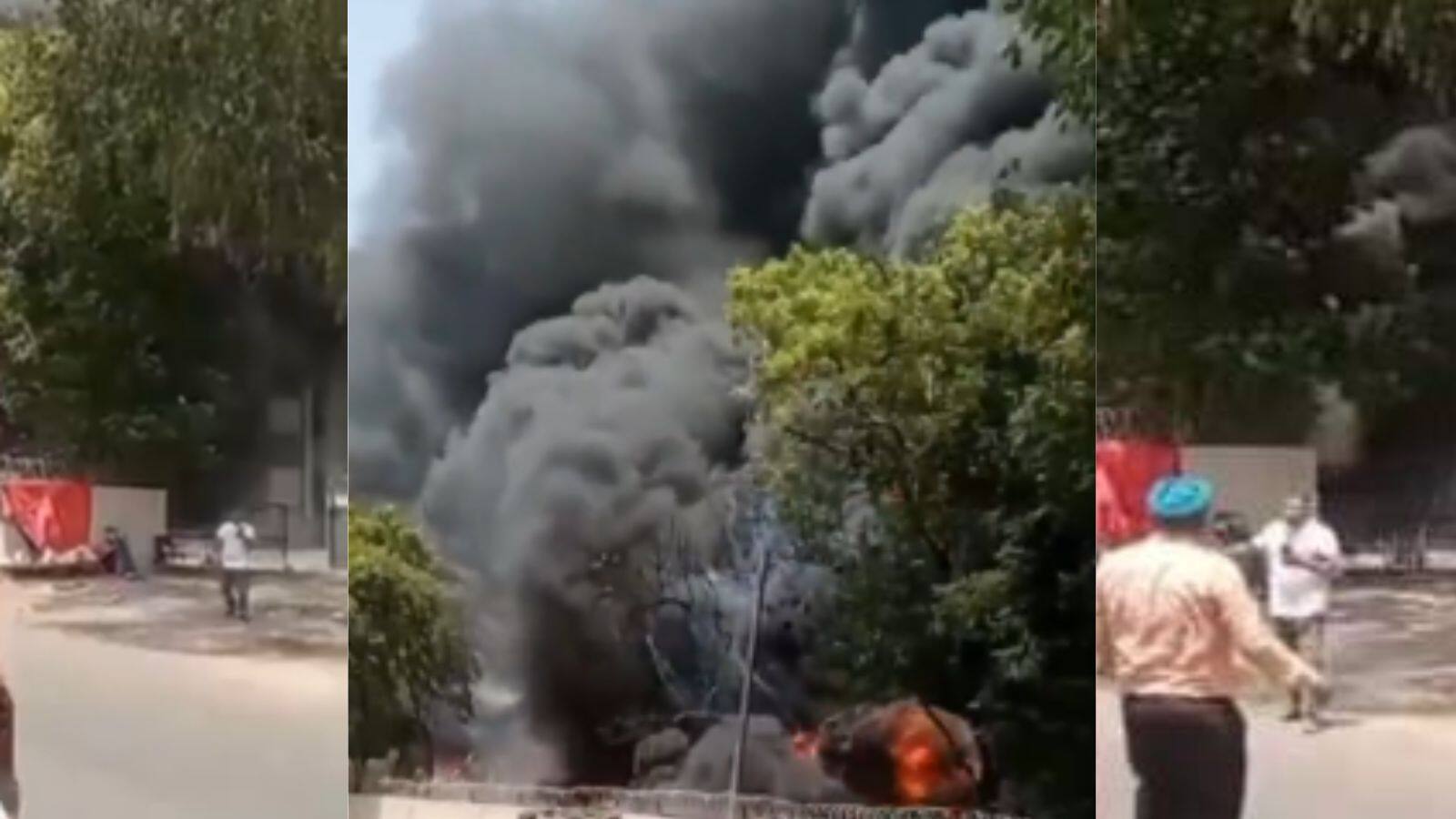 Video: चारों तरफ भयंकर आग और काले धुएं के बीच से बाहर निकला...विमान हादसे में जिंदा बचे शख्स का नया वीडियो आया सामने