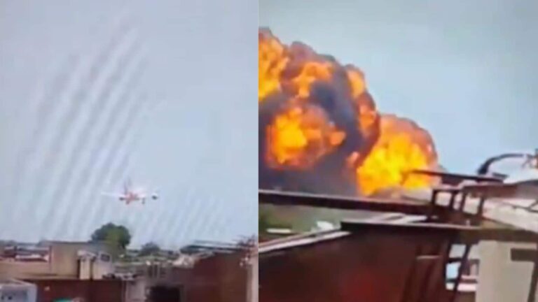 Ahmedabad Plane Crash: आग की लपटे या चारों तरफ काला धुआं....अहमदाबाद प्लेन क्रैश का सामने आया ये डरावना वीडियो