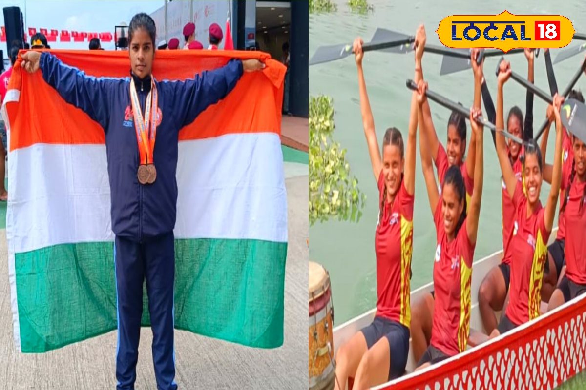 गांव की नदी में प्रैक्टिस..चीन में लहराया तिरंगा, ड्रैगन बोट रेस में जीता मेडल