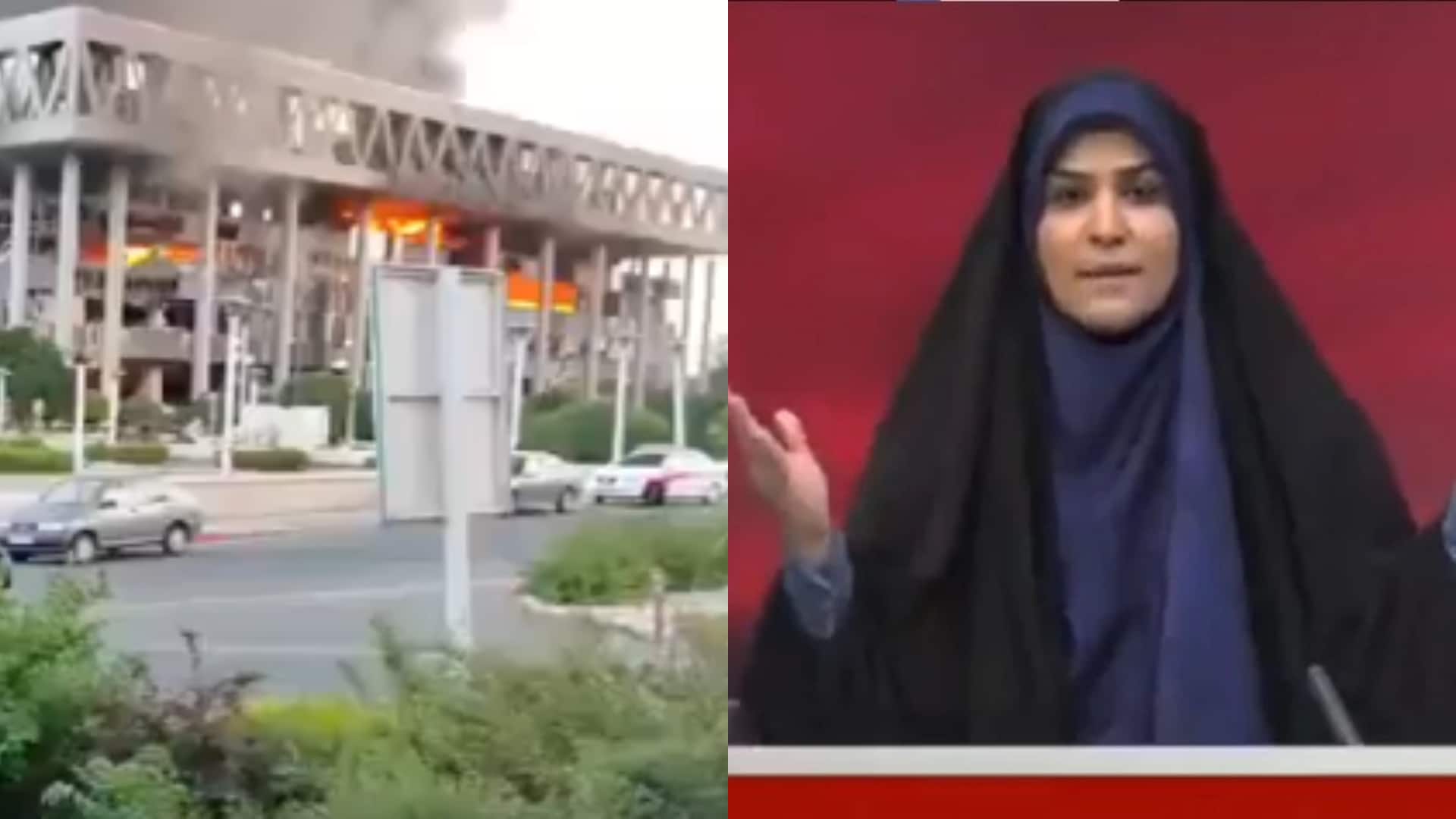 इजराइल ने ईरान पर फिर की एयरस्ट्राइक, तेहरान में न्यूज चैनल की बिल्डिंग पर हमला, लाइव शो छोड़कर भागी एंकर