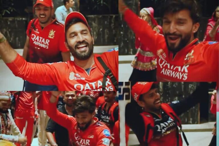 RCB DANCE VIDEO: कोई बन गया मलंग, किसी ने किया गरबा, ग्रुप में हुआ भांगड़ा
