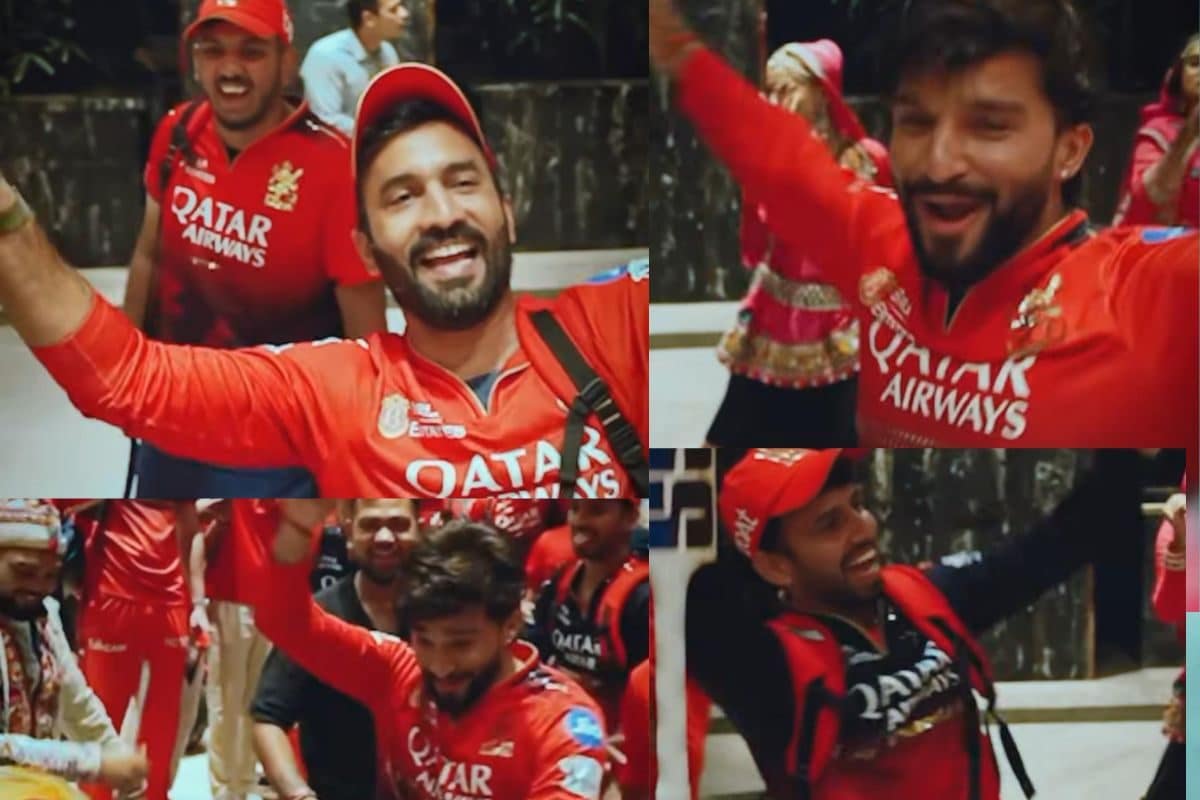 RCB DANCE VIDEO: कोई बन गया मलंग, किसी ने किया गरबा, ग्रुप में हुआ भांगड़ा