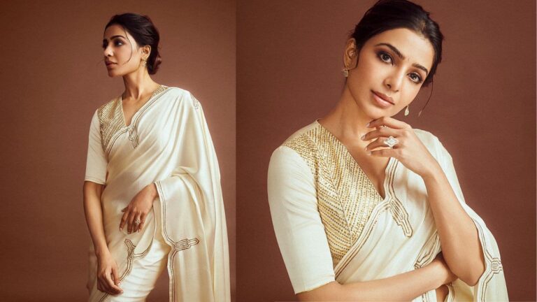 Samantha Ruth Prabhu: ट्रेडिशनल लुक में नजर आईं सामंथा, गर्मियों के लिए बेस्ट है ये साड़ी, आप भी करें ट्राई