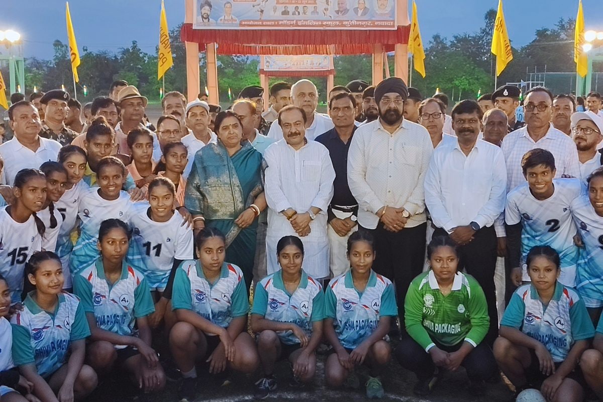 नवादा में गर्ल्स नेशनल हैंडबॉल प्रतियोगिता का शानदार आयोजन