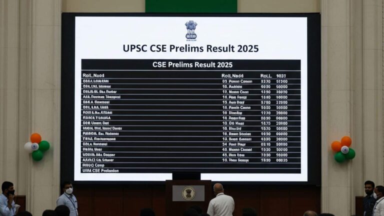 UPSC CSE Prelims Result 2025: यूपीएससी ने जारी किया Prelims 2025 का रिजल्ट, 14,161 उम्मीदवार पास हुए, ऐसे देखें अपना रिजल्ट