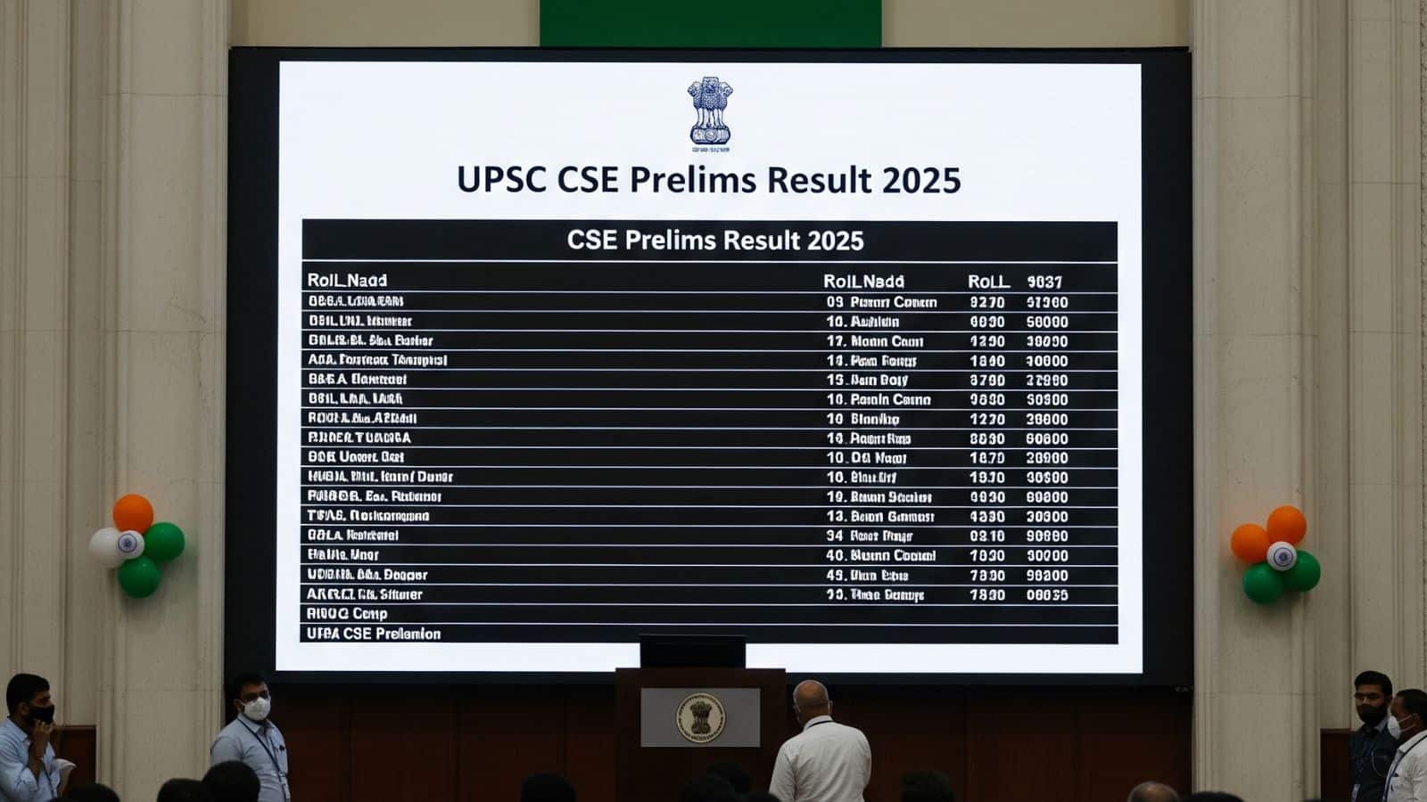 UPSC CSE Prelims Result 2025: यूपीएससी ने जारी किया Prelims 2025 का रिजल्ट, 14,161 उम्मीदवार पास हुए, ऐसे देखें अपना रिजल्ट