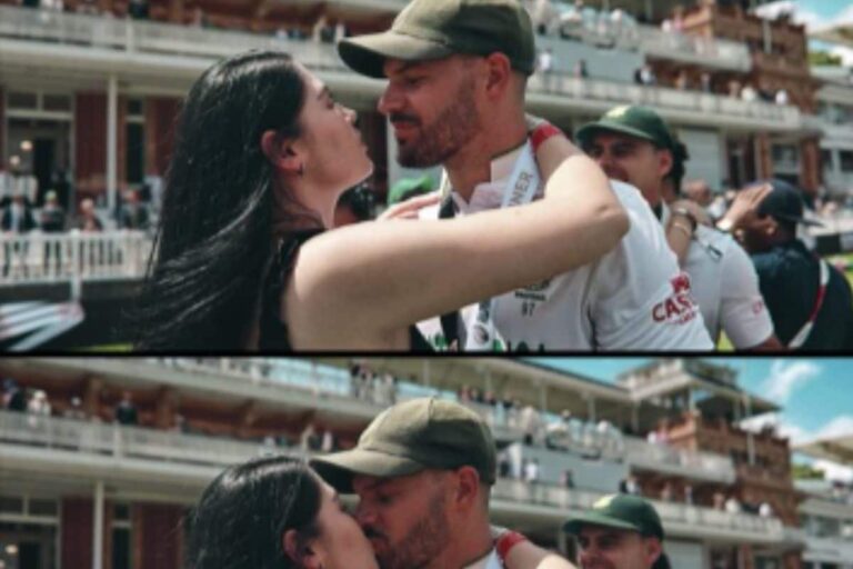 पहले लगाया गले...मार्करम-निकोल के क्यूट मोमेंट ने जीता दिल