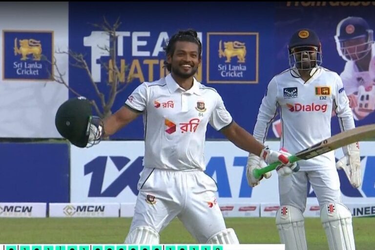 शंटो के नाम WTC 2025-27 का पहला शतक, मुश्फिकुर के साथ मिलकर बनाए कई रिकॉर्ड