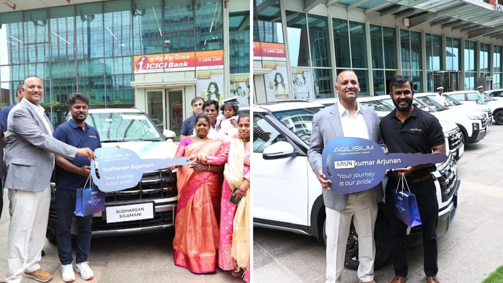 अच्छा काम करो और Hyundai Creta इनाम पाओ, चेन्नई की Agilisium ने एंप्लयीज को क्रेटा तोहफे में दिया