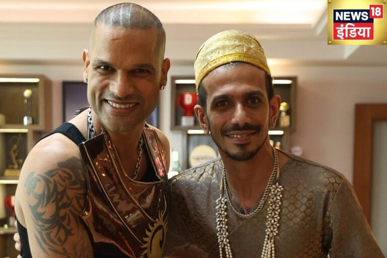 महाभारत का सीन किया रिक्रिएट... चहल बने शकुनि मामा और शिखन धवन बने दुर