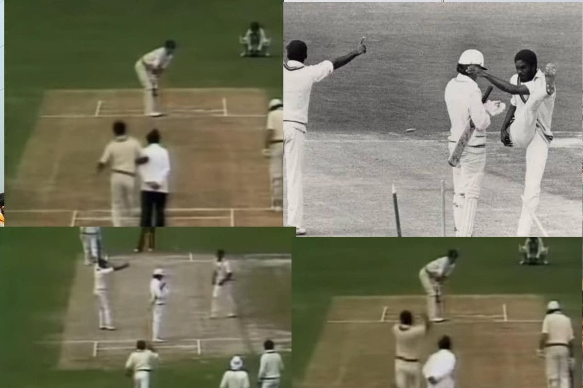 पिच पर पिट गया अंपायर , गेंदबाज ने स्टंप पर मारा लात, क्रिकेट में काला दिन