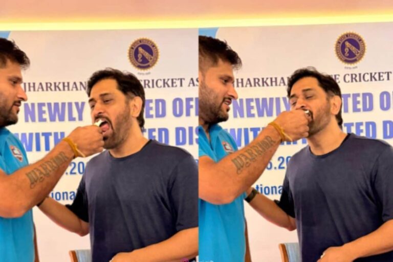 हॉल ऑफ फेम में शामिल हुए धोनी, केक काटकर किया सेलिब्रेट