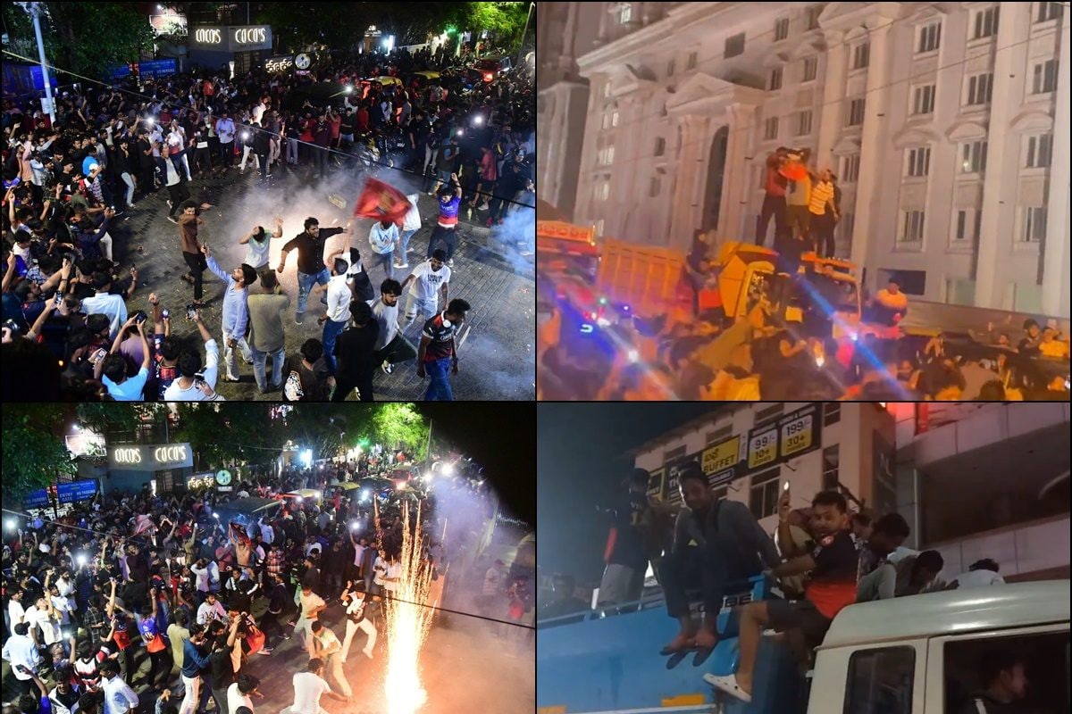 बेंगलुरु में आधी रात मनी दिवाली, RCB की IPL जीत के बाद सड़कों पर उतरे लोग