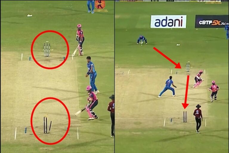 विकेटकीपर ने एक थ्रो से गिराए दोनों तरफ के स्टंप, ऐसे रन आउट रोज-रोज नहीं होते