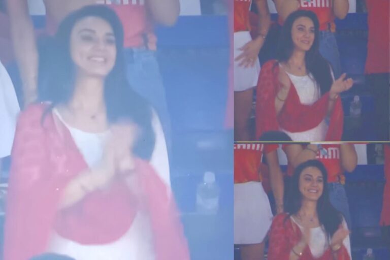 श्रेयस अय्यर का धांसू कैच, खुशी से झूम उठी प्रीति जिंटा, रिएक्शन वायरल