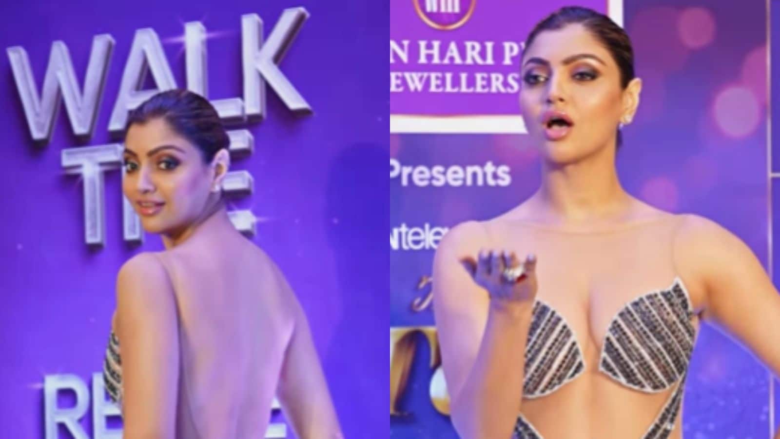 Akanksha Puri: ब्लैक शिमरी ड्रेस में आकांक्षा पुरी का ग्लैमरस लुक हुआ वायरल, वीडियो देख फैंस की बढ़ी धड़कनें