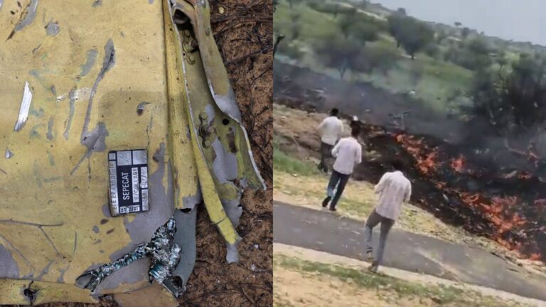 Rajasthan Plane Crash: चुरू में एयरफोर्स का जगुआर फाइटर जेट क्रैश, मलबे में मिली पायलट की लाश!
