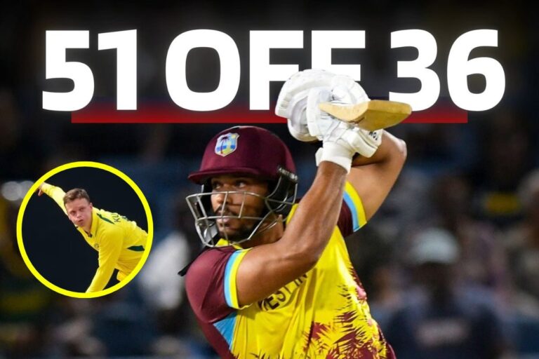 4,6,4,6... दो हवाई छक्के और दो चाबुक चौके, किंग ने एक ओवर में ठोके 20 रन