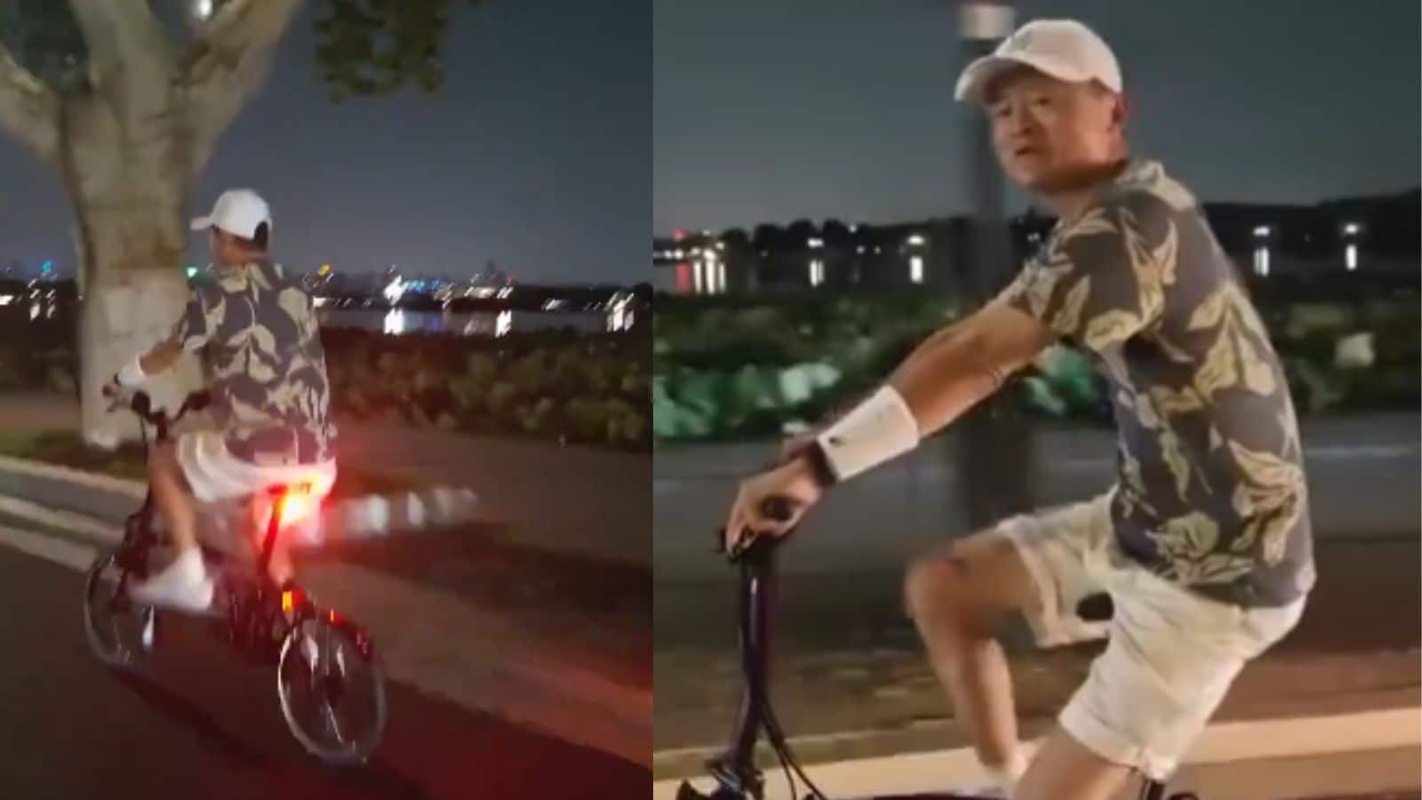 चीन की सड़कों पर साइकल चलाते दिखा खरबों के बिजनेस का मालिक, वायरल हो रहा ये वीडियो