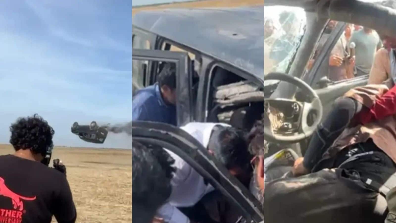 VIDEO: तमिल फिल्म की शूटिंग के दौरान बड़ा हादसा! कार पलटने से मशहूर स्टंटमैन मोहन राजू की मौत, देखें वीडियो