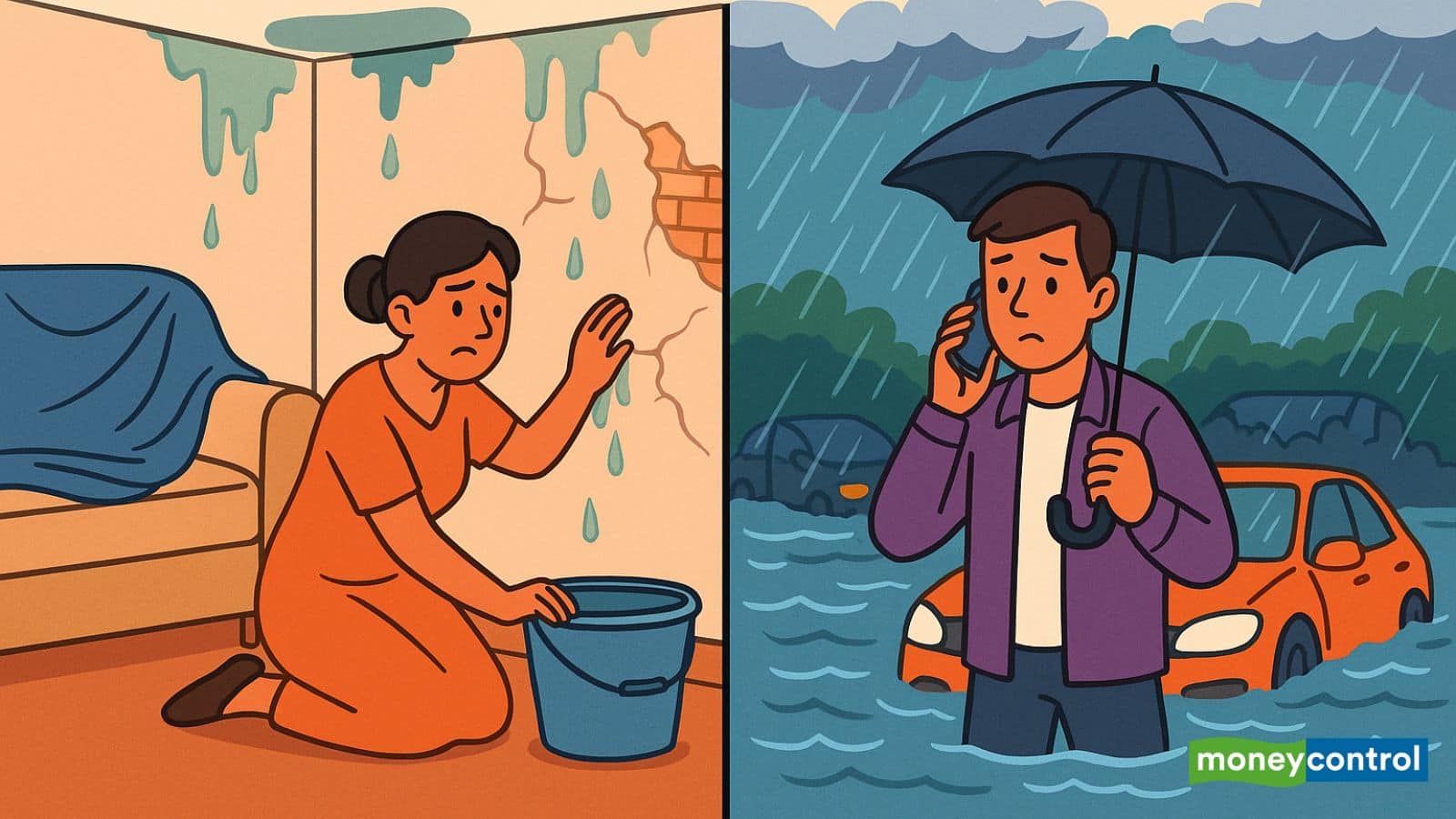 Monsoon Insurance Claims: बारिश से घर और कार को नुकसान, क्या आपके इंश्योरेंस प्लान में होगा कवर?