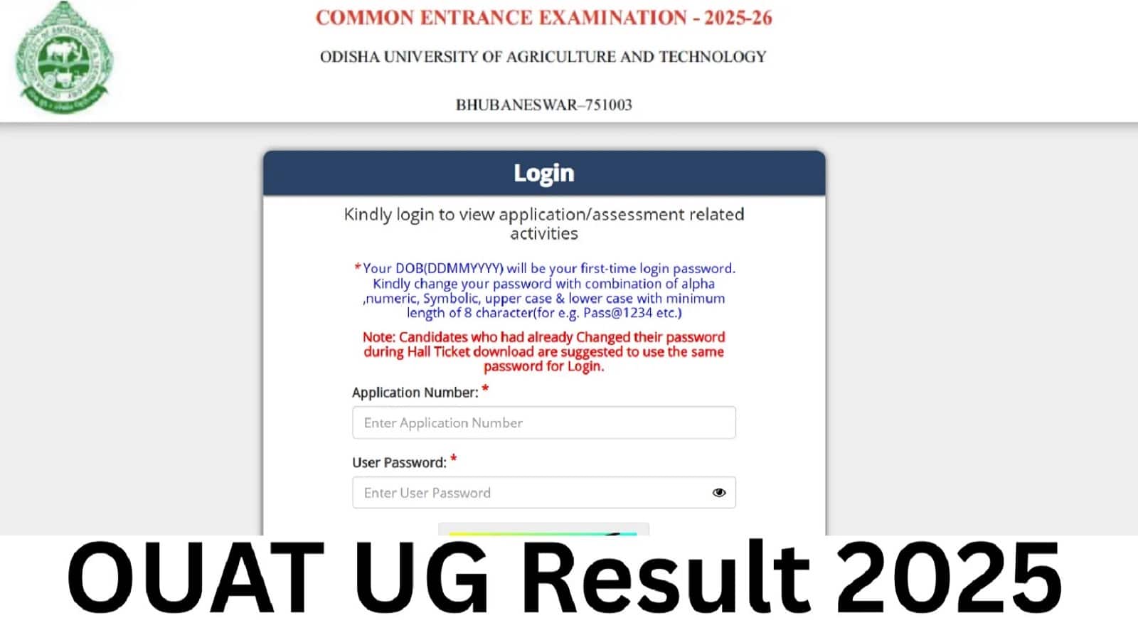 OUAT UG Result 2025 इस तरह करें चेक, जानें काउंसिलिंग की तारीख
