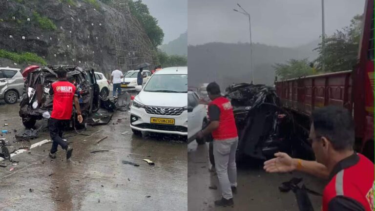 Pune Accident: मुंबई-पुणे एक्सप्रेसवे पर ट्रक के ब्रेक हुए फेल, 20 गाड़ियों को मारी टक्कर