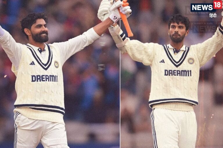 जडेजा का 5वां शतक, सुंदर की मेडन टेस्ट सेंचुरी, सोबर्स के क्लब में जड्डू शामिल