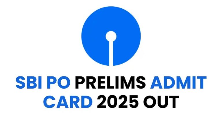 SBI PO Admit Card 2025: प्री परीक्षा का एडमिट कार्ड हुआ जारी, आधिकारिक वेबसाइट से करें डाउनलोड