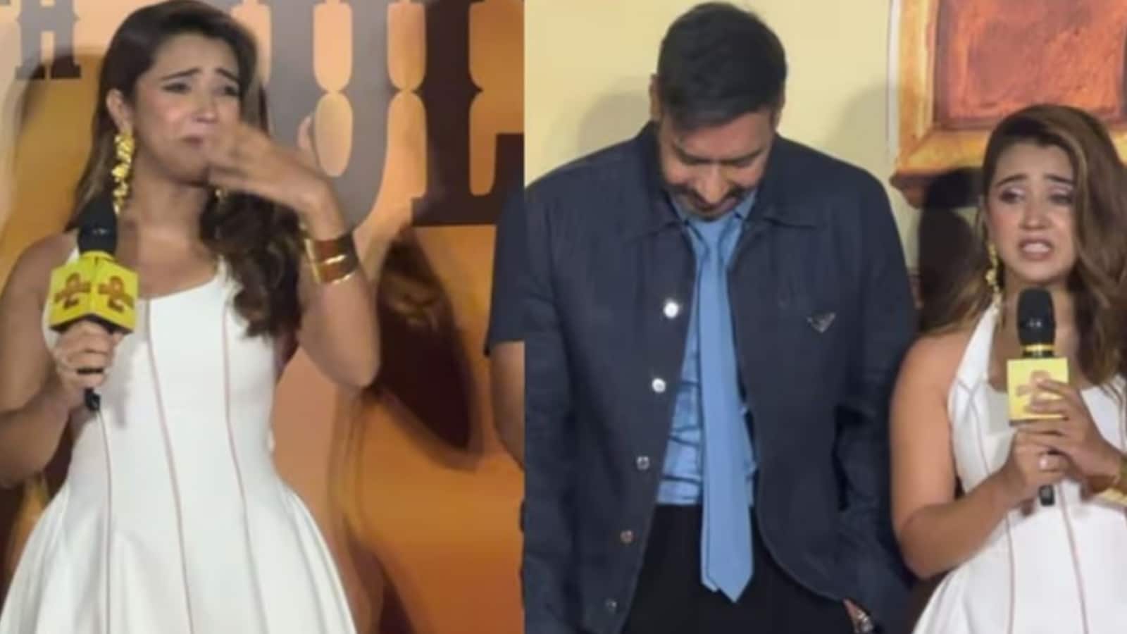 Son Of Sardaar 2: पहली फिल्म के इवेंट में इमोशनल हुईं Roshni Walia, आंसुओं की वजह बने Ajay Devgn