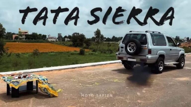 Harrier.ev की तरह Tata Sierra ने किया वायरल टेबलक्लोथ चैलेंज का अटेम्प्ट, फिर हुआ ये