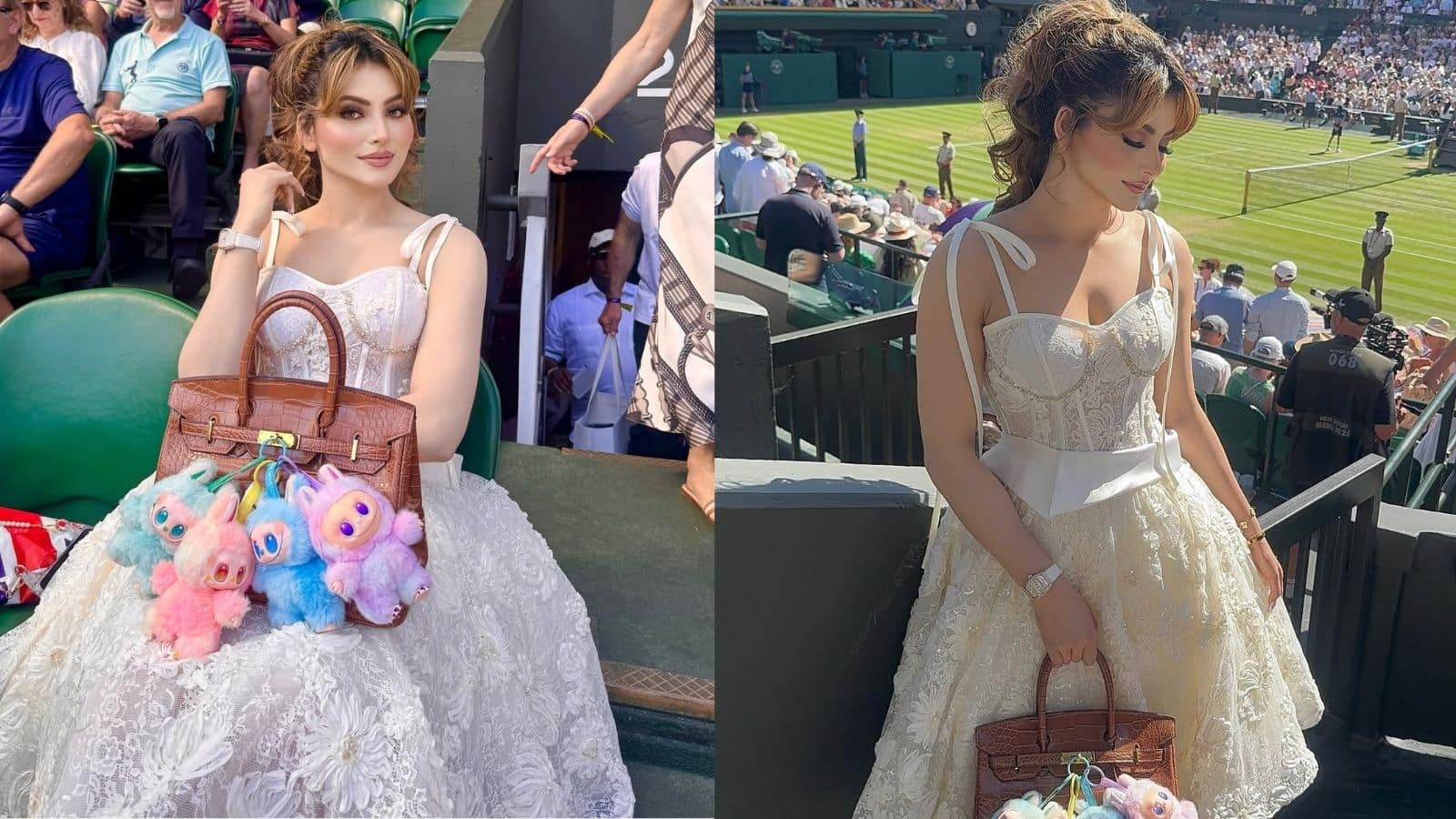 Urvashi Rautela: लबुबु डॉल के साथ विंबलडन देखने पहुंची उर्वशी रौतेला, तस्वीरें हो रही वायरल