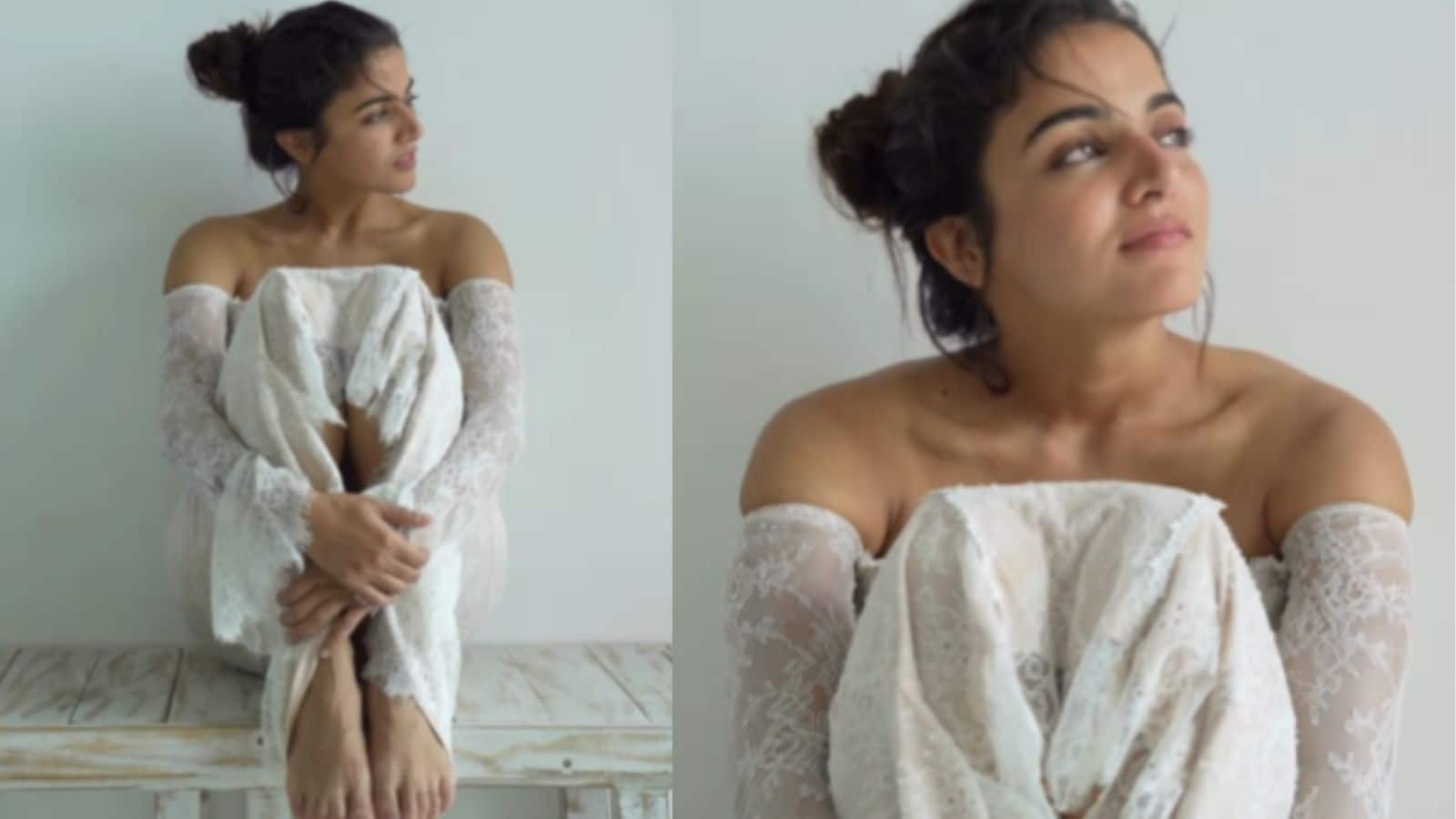 Wamiqa Gabbi: ऑफ-शोल्डर ड्रेस में वामिका गब्बी ने दिया पोज, देखें तस्वीरें