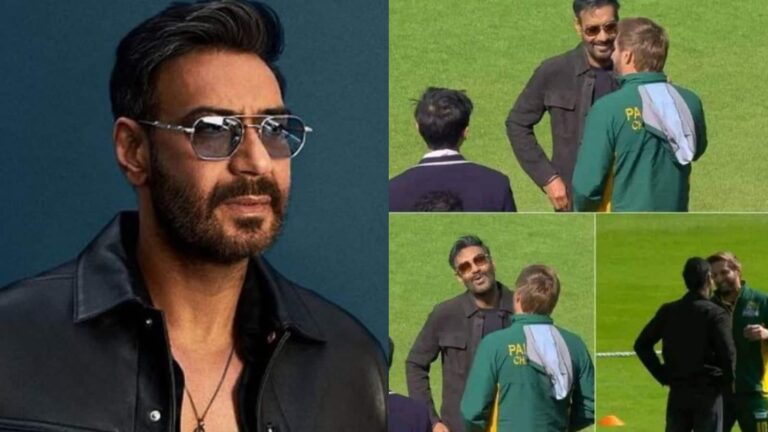 Ajay Devgn: पाकिस्तानी क्रिकेटर के साथ अजय देवगन की वायरल हुई तस्वीर, एक्टर पर भड़क उठे फैंस