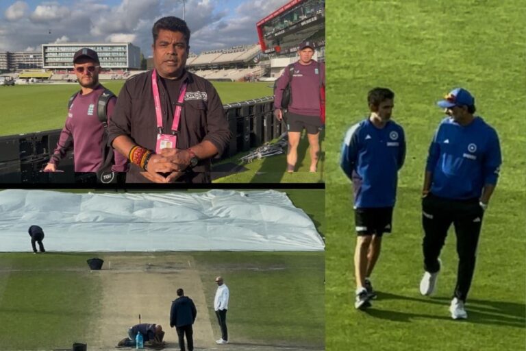 VIDEO: ओल्ड ट्रैफर्ड में 5वें दिन की पिच पर आम तौर पर क्या क्या बदलाव होते है