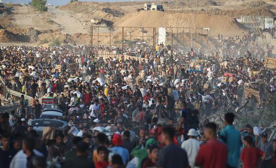 ग़ाज़ा: GHF से भोजन पाने की आस में अभी तक, 1000 से अधिक लोगों की मौत