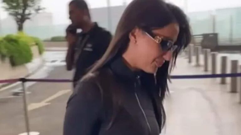 आंसूओं को छुपाते हुए एयरपोर्ट परेशान नजर आईं Nora Fatehi, पैपराजी को इग्नोर करती आई नजर