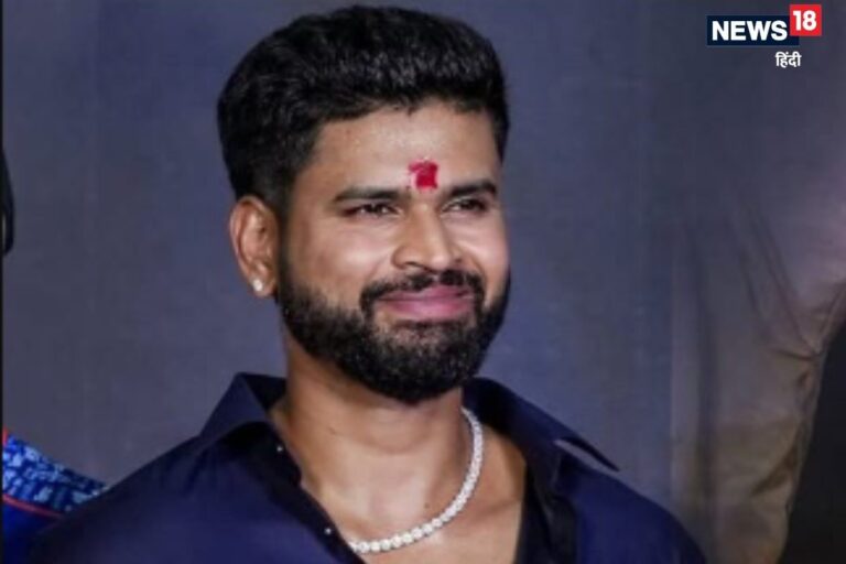 ब्लैक शर्ट... सफेद पैंट, श्रेयस अय्यर का जलवा, हेलीकॉप्टर से मारी एंट्री