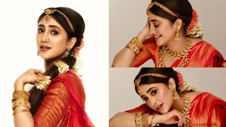 बड़े अच्छे लगते हैं...शिवांगी जोशी के गजरे वाले बाल, साउथ इंडियन ब्राइड बन लूट ली महफिल