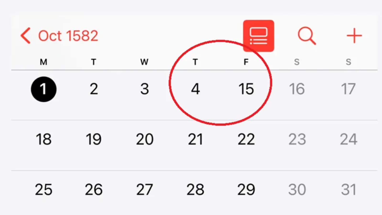 क्या आपके भी फोन कैलेंडर में गायब है साल 1582 के अक्टूबर महीने के 10 दिन? जानिए इसके पीछे की असली सच्चाई?