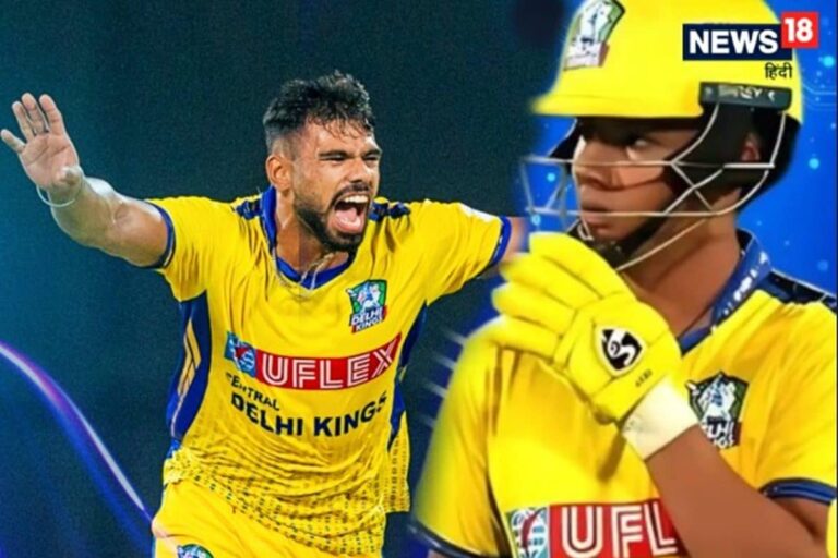 DPL 2025: आर्यवीर सहवाग की तूफानी पारी के बाद आई गेंदबाज की हैट्रिक