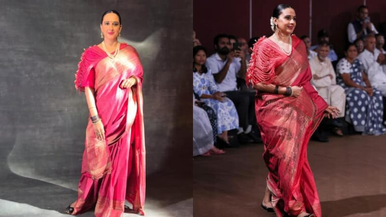 100 साल पुरानी पैठणी साड़ी पहन रैंप पर उतरीं बड़ौदा की महारानी,  रॉयल एंट्री ने चुरा ली सारी लाइम लाइट