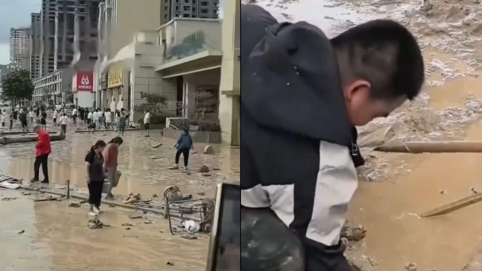 Video: चीन में अचानक आई बाढ़ में बह गए 12 करोड़ रुपए के सोने-चांदी के गहने! मलबे से निकालने में जुटे लोग