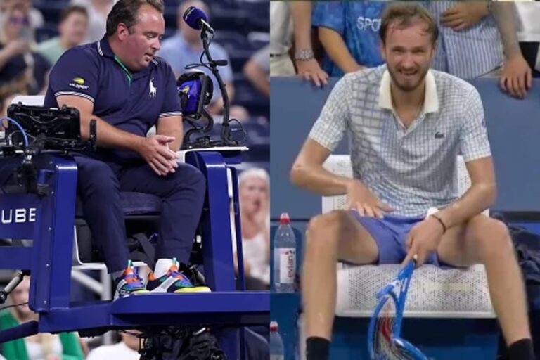 US Open में फोटोग्राफर को लेकर क्यों मचा बवाल, रेफरी से तीखी बहस के बाद मेदवेदेव ने तोड़ दी रैकट, सामने आया वीडियो