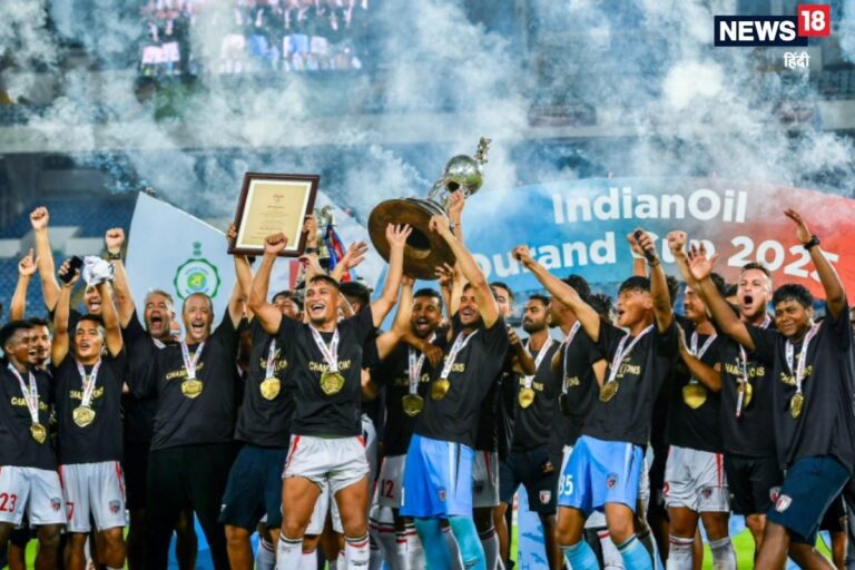 34 साल बाद हुआ ऐसा.. नॉर्थईस्ट यूनाइटेड बनी लगातार दूसरी बार डूरंप कप चैंपियन