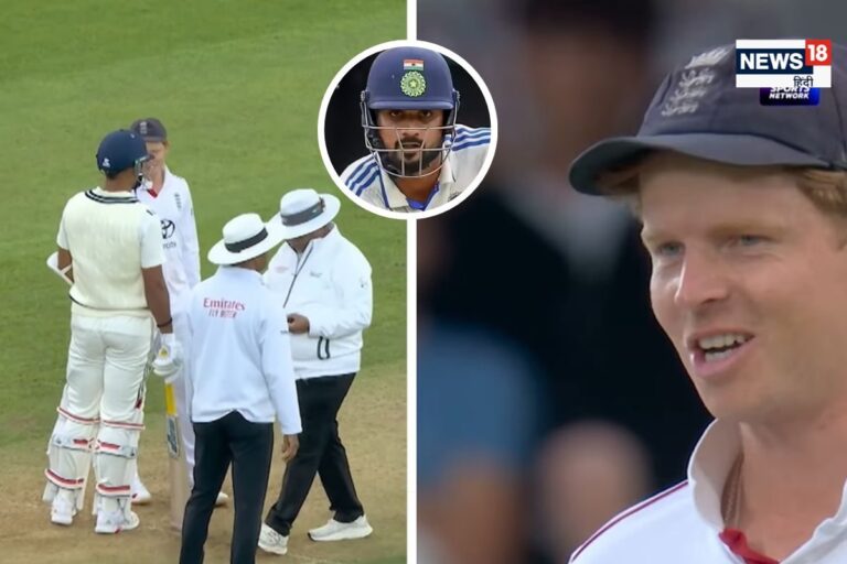 VIDEO: अंपायर के सामने ही आकाशदीप को उकसाते रहे पोप, पिच पर दिखा भारी ड्रामा