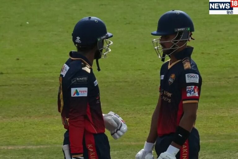 पी अर्जुन तेंदुलकर की तूफानी बल्लेबाजी, ठोके 12 गेंद में ताबड़तोड़ 31 रन