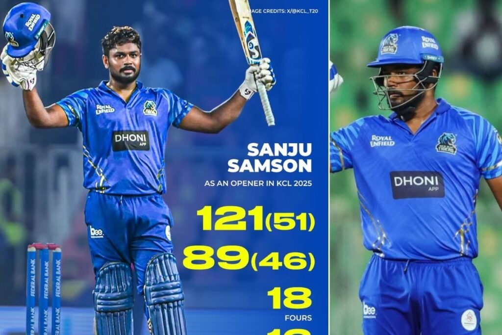 1 गेंद पर 13 रन.... संजू हैं तो मुमकिन है, एशिया कप से पहले प्रचंड फॉर्म जारी