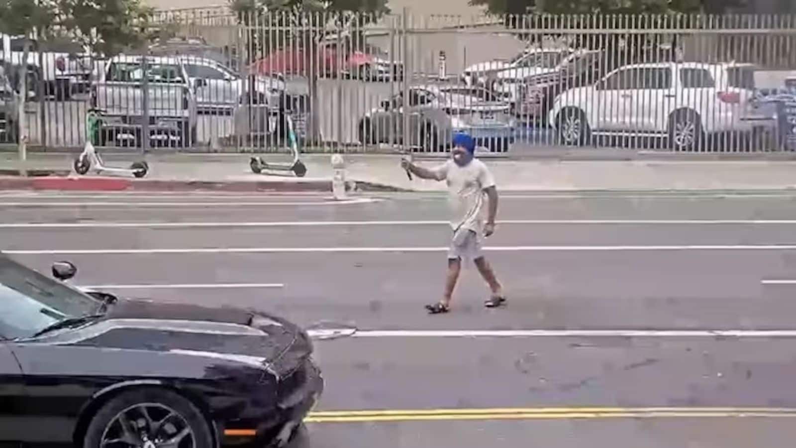Los Angeles Shot Video: अमेरिका के लॉस एंजिल्स में पुलिस ने सिख को मारी गोली, सामने आया हत्या का खौफनाक वीडियो