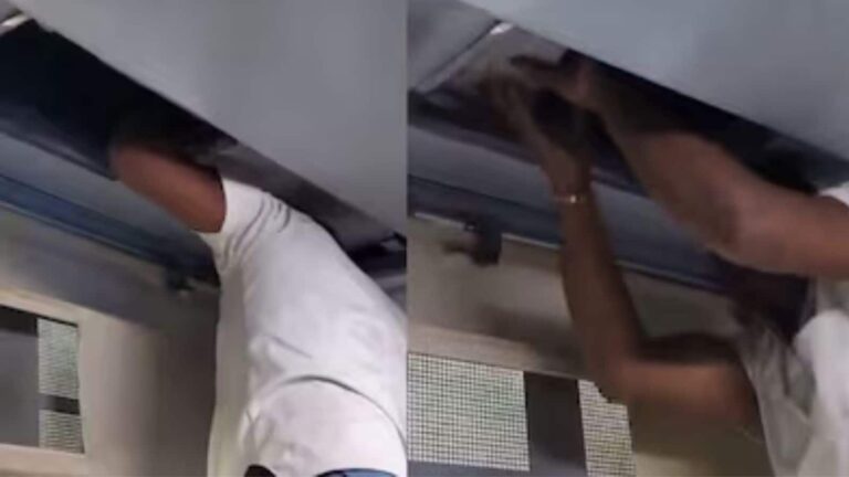 Video: लखनऊ-बरौनी एक्सप्रेस के एसी कोच की सीलिंग में मिला शराब का जखीरा, देखने वाले हो गए हैरान!